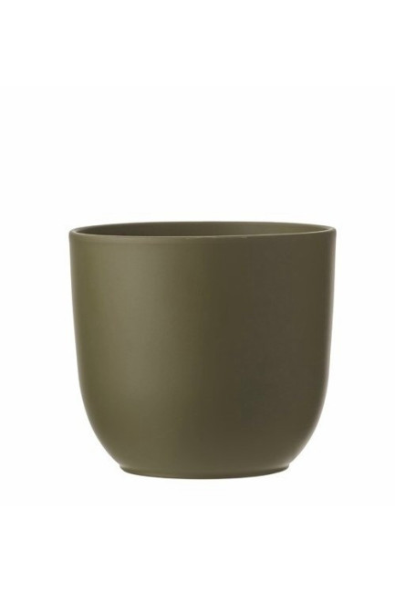Doniczka Tusca oliwka matowa