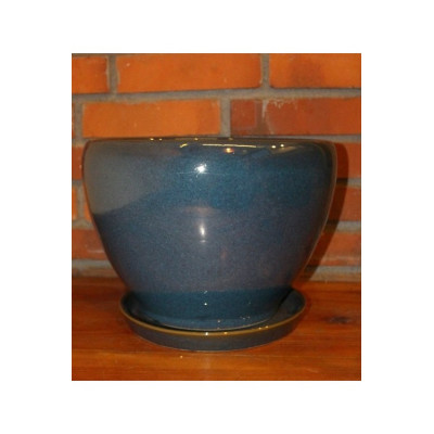 Donica Szalin pękata niska turkus