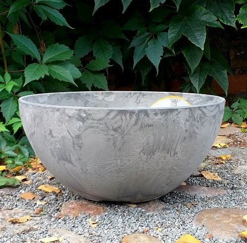 Doniczka ArtStone Fiona misa szara