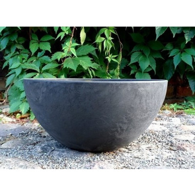 Doniczka ArtStone Fiona misa czarna