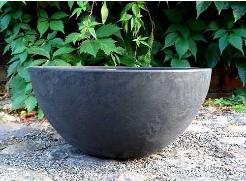 Doniczka ArtStone Fiona misa czarna