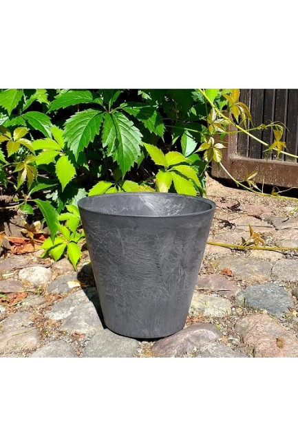 Donica ArtStone Claire okrągła czarna