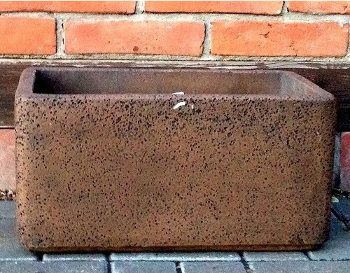 Donica skrzynia brązowy kamień