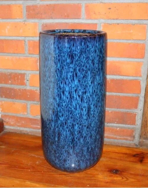 Wazon Szalin walec niebieski