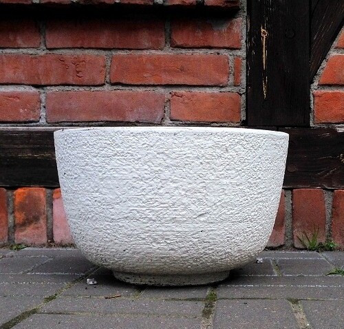 Misa okrągła biała cementowa