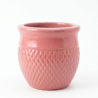 Donica Baryłka Grille różowa