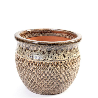 Donica Baryłka Grille brązowa nakrapiana