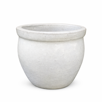 Donica Delta baryłka biała