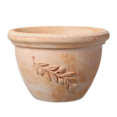 Donica misa terakota Oliwka gałązka