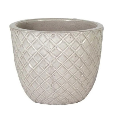 Donica Egg Ananas biała