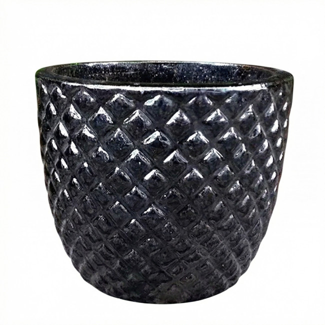 Donica Egg Ananas czarna