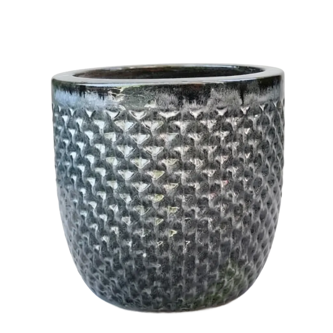 Donica Egg Diament czarna