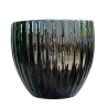 Donica Egg Rib żebrowana czarna