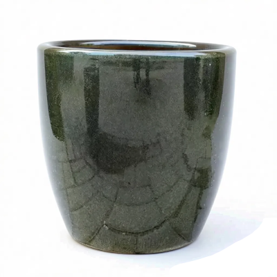 Donica Fancy klasyczna smukła ciemnozielona