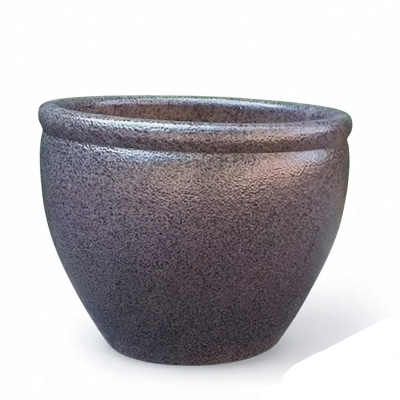 Donica Fancy klasyczna z rantem brązowy kamień