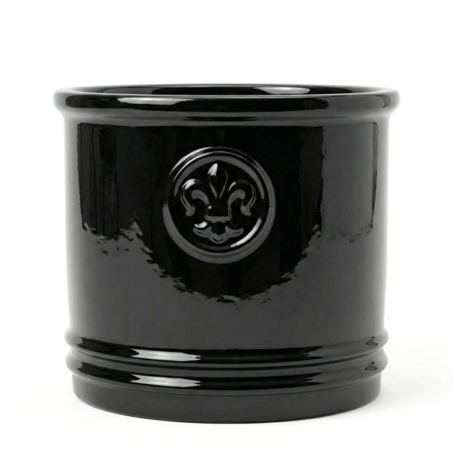 Donica Lilia Cylinder czarna