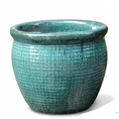 Donica Misty baryłka zielona kratka