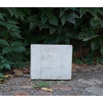 Donica Wood szara kwadratowa imitująca drewno