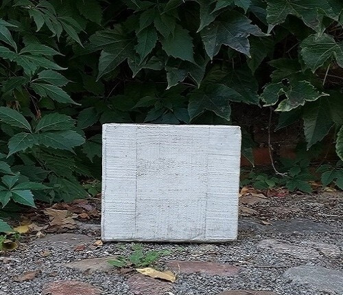 Donica Wood szara kwadratowa imitująca drewno