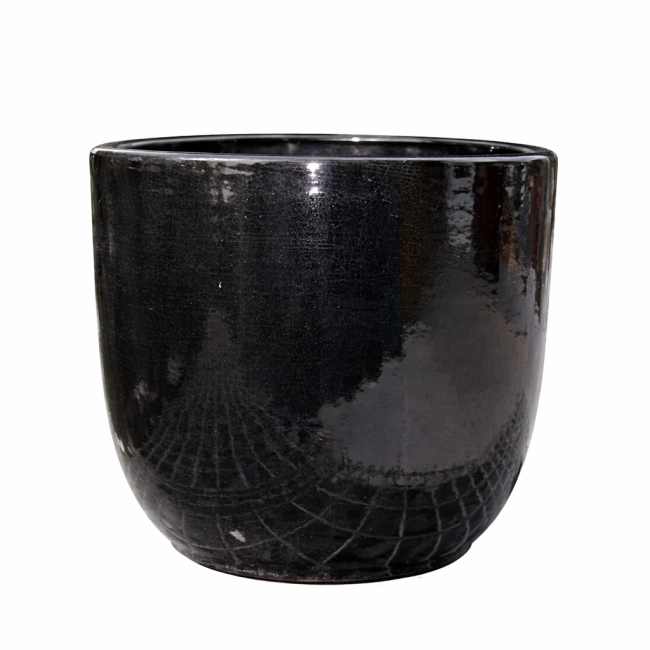 donica Shanghai smukła czarna