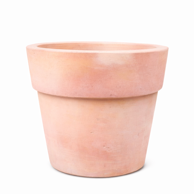 Donica prosta z rantem jasna terakota