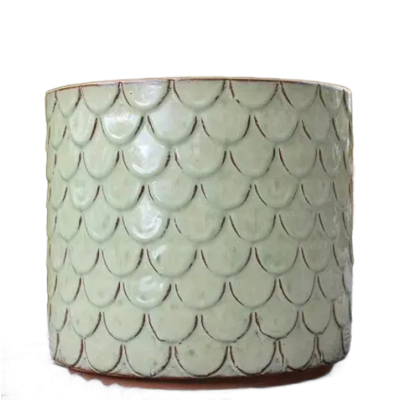 Donica walec Łuska jasna zieleń