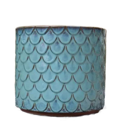 Donica walec Łuska morski błękit