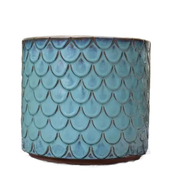 Donica walec Łuska morski błękit