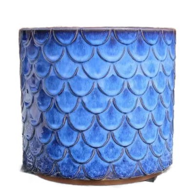 Donica walec Łuska niebieska
