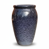 Donica wazon szkliwiony szaroniebieski