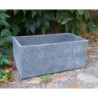 Donica prostokątna skrzynia szara betonowa