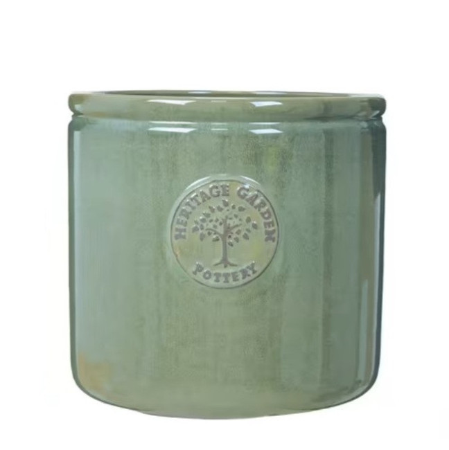 Donica Heritage Edwin cylinder zielona