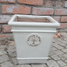 Donica Heritage Edwardian kwadrat jasnoszara