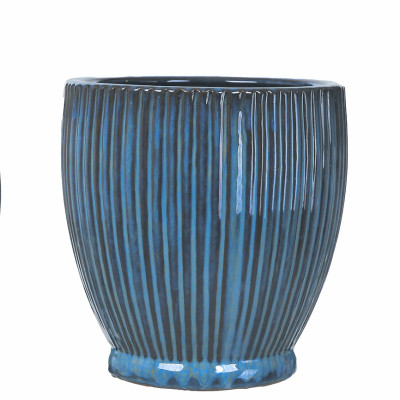 Donica Maisy ryflowana niebieska