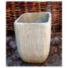 Donica wazon ryflowany beżowy