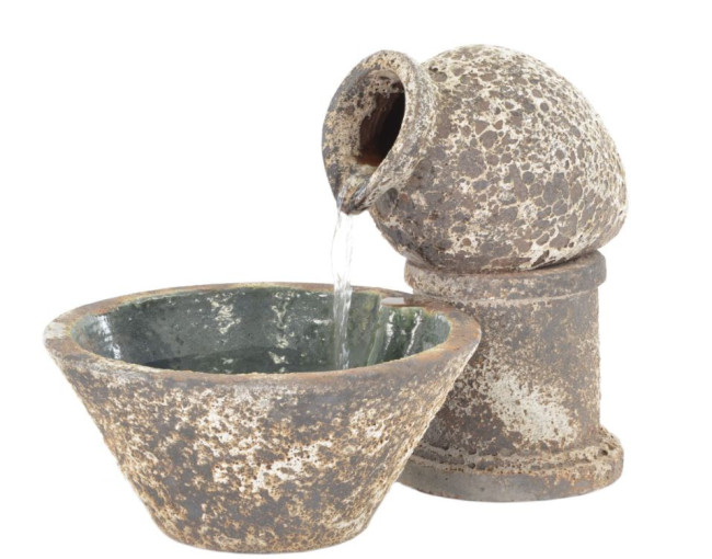 Fontanna ceramiczna vulcano Dzbanek z misą