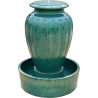 Fontanna ceramiczna Camille zielona