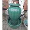 Fontanna ceramiczna Camille zielona