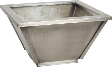 Donica metalowa kwadratowa misa