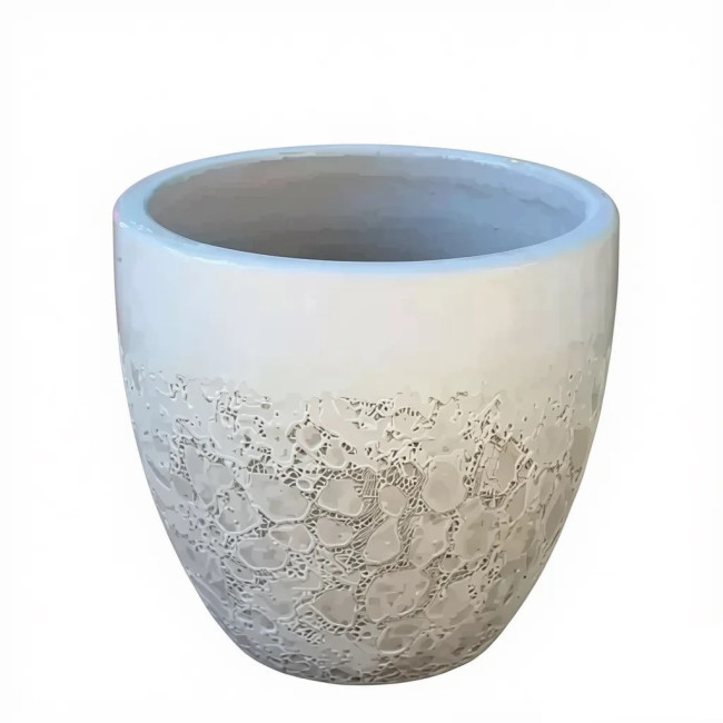 Donica Melbourne Egg vulcano biały rant