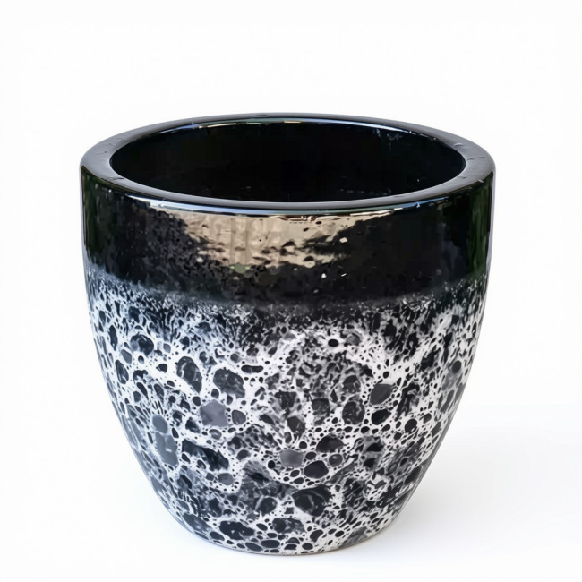 Donica Melbourne Egg vulcano czarny rant