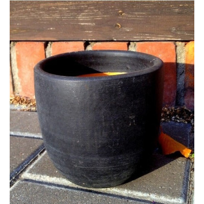 Osłonka ceramiczna matowa okrągła czarna