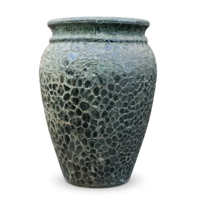 Wazon Pompei vulcano antracyt