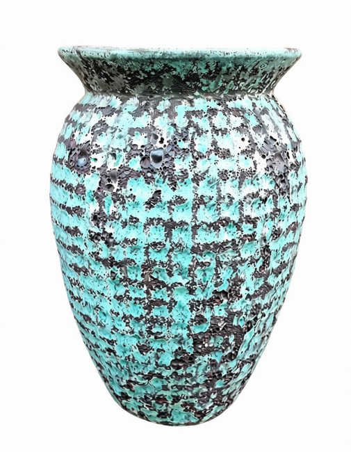 Wazon Globe vulcano niebieski