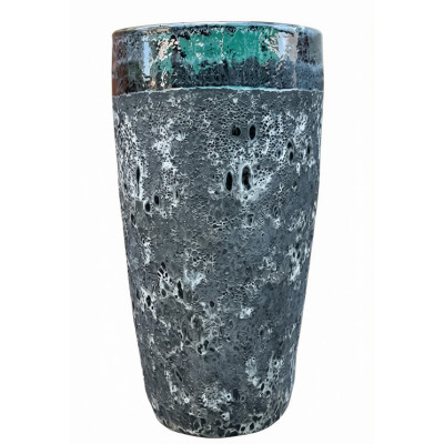Wazon vulcano czarny