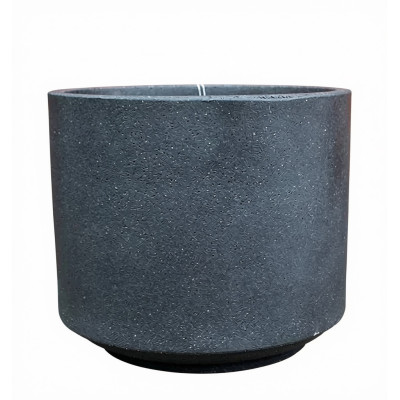 Donica Antracyt walec zaokrąglony