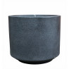 Donica Antracyt walec zaokrąglony