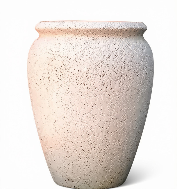 Donica waza wysoka biały kamień