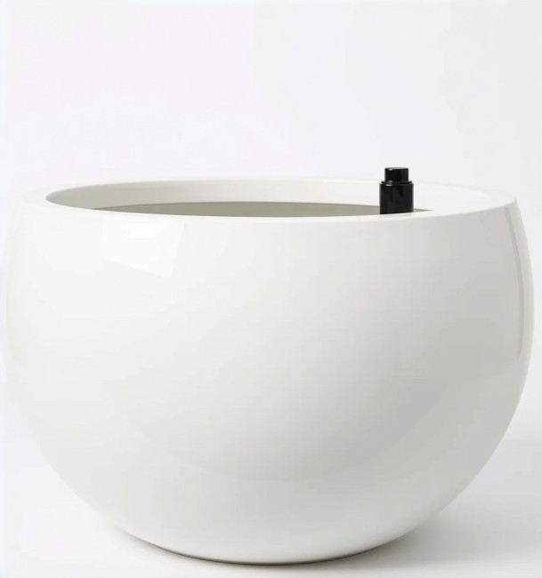 Donica Haloes kula biała