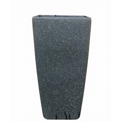 Donica kwadratowy wazon czarny